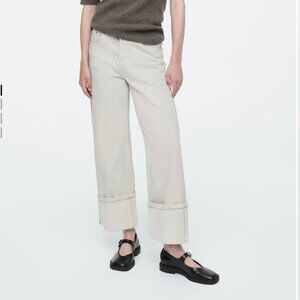 Sold Out COS Facade Turn Up Straight Leg Jeans Sz 30